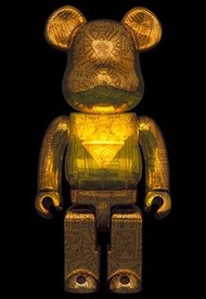 遊戲王 Bearbrick 千年積木 400％ 發光 Be@rbrick