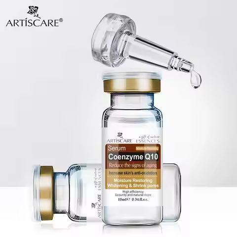 ARTISCARE Coenzyme Q10 Skin Care Serum 2pcs Minimize Shrink Pores Reduce The Signs Of Aging Face Car