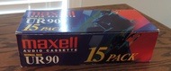 MAXELL Normal BIAS UR-90 (15-Pack) Standard Size Cassettes