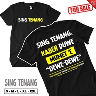 "SING CALM" 30S PREMIUM WORDS T-SHIRT AI APPAREL