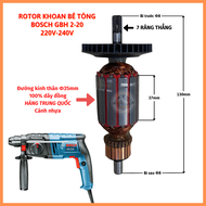 Rotor khoan BOSCH GBH 2-20 SRE 220V - Tặng chổi than