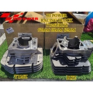 HI POWER RACING YAMAHA Y125Z Y125ZR RXZ RACING CYLINDER BLOCK 57MM 59MM BLOCK ONLY BLOCK SAHAJA