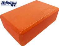 普拉提 EVA瑜伽磚 輔助拉伸 運動 健身 瑜珈工具 - 橙色