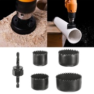 5pieces Drill Opener Tube Hole Drill Woodworking Board Gypsum Plastic Bit Set Cup Woodworking Opener Hole Saw Bit