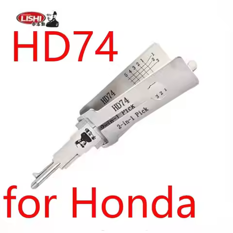 2026 Lishi 2-in-1 Pick/Decoder Tool for Honda Motorcycles & Scooters HD74 HON31 Locksmith Equipment 