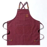 Professional Kitchen Apron Fashion Canvas Chef Apron Kitchen Accessories Novelty Straps