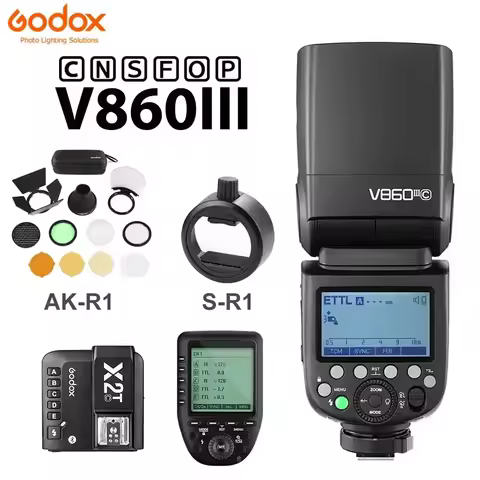 Godox V860III V860III-C V860III-N V860III-S Speedlite Camera Flash TTL HSS Flash for Canon Sony Niko