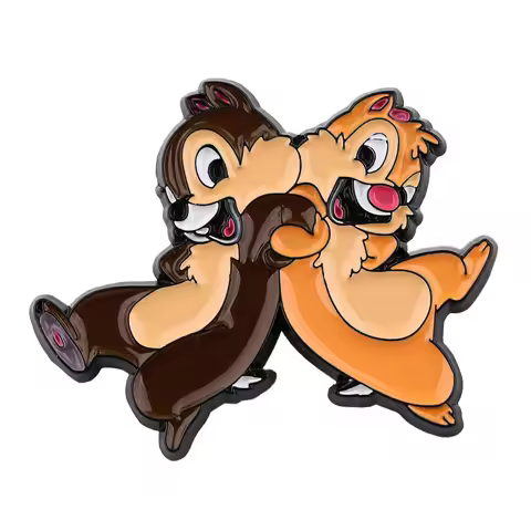 Cartoon Chip 'n' Dale Brooch Badges Pin Gifts for Friends Cute Dale Enamel Pins for Backpack Bag Acc