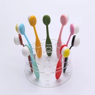 Ready stock 1pc/ Acrylic Nail Brush Makeup Brush Holder Round Pen Stand Rack Makeup Tool Shelf