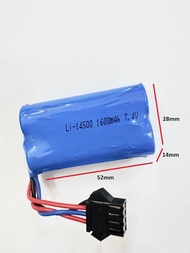 Bateri Kereta Kontrol 7.4v 14500 4 pin Battery Rechargeable for RC Car / Truck