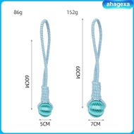 [Ahagexa] Rope and Toy Dog Toy Dog Tough Rope Toy Indoor Outdoor Tug of War Toy Rubber Ball for Small Medium Dog Training