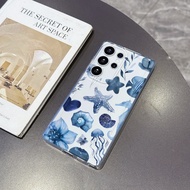 Oceanic Pattern for Samsung 24 Ultra Case S26 Ultra S25 S24 Plus S23 FE S22 S21 S20 Screen Protector