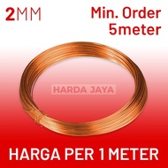 [METER] 2MM Copper Enamel Wire | Enameled Copper Wire EIW AIW Electric Motor Dynamo Roll Transformer