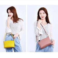 【Pre-order/預訂-不議價】PIERRE LOUES Faux Leather Purse Shoulder Bag Handbag (7 color) 韓版女士單肩包斜挎包仿真皮手袋 (7色