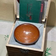 163建盞之母胡金花柴燒柿子紅油滴建盞 平口器型台灣現貨禮盒證書齊全全新實拍 原礦原釉鐵胎一盞一拍收藏自用送禮
