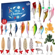 Fishing Tackle Advent Calendar 24 Days  Advent Calendar Fishing Tackle Box Creative Christmas Gifts 