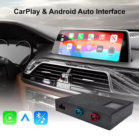 Ezonetronics Wireless CarPlay Android Auto retrofit kit decoder box for 2016-2024 BMW 1-7Series X1-X