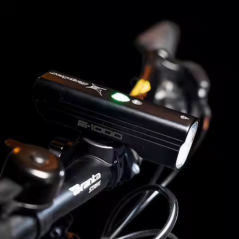 Bike Headlight High Brightness Aluminum alloy Ebike/Bicycle Front Light Type-C Rechargeable Waterpro