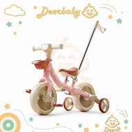 Baby Balance Bike with Push Handle Toddler Tricycle Push Bike for Kids Ride on Bike