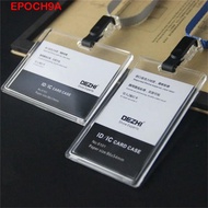 EPOCH9A Business Card Holder, with Lanyard Employee Card ID Card Holder, Badge Cards Neck Straps Wor