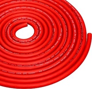 Conext Link 20 FT 2 AWG GA Full Gauge Battery Power Cable Ground Wire Frost Red OFC Copper （10076）