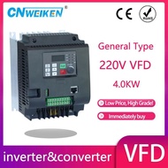 220V to 380V 4KW Single Phase to Three Phase Inverter VFD 5hp Inverter Frequency Converter Frequenc 