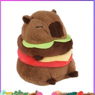 1 Piece Realistic Capybara Burger Plush, Cute Capybara Stuffed Animal Pillow Plushie Toy, Soft Hambu