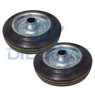 6" Trolley Wheels Wheel Only / Rubber Wheels / Lori Wheels / Cart Wheels