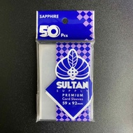 Sultan Sapphire 59mm X 92mm. Board Game Sleeves Standard European 50pcs.