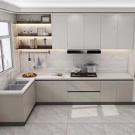 Factory Price All-Aluminum Aluminum Alloy Kitchen Cabinet Decoration Hanging Cabinet Floor Cabinet F