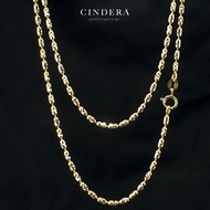 สร้อยคอทอง 9K ITALY  ลาย บีท2สี สร้อยคอทอง นำเข้าจากประเทศ อิตาลี แท้ มีใบรับประกันสินค้า