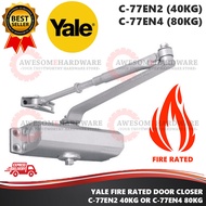 (FIRE RATED) YALE C-77EN2 40KG OR C-77EN4 80KG HEAVY DUTY DOOR CLOSER EN2 EN4