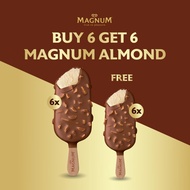 Buy 6 Magnum Almond Get 6 Magnum Almond - Es Krim/Ice Cream Wall's