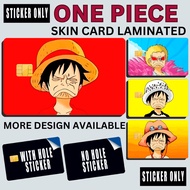 ONE PIECE MEME FACE - STICKER SKIN CARD FOR ATM, CREDIT, DEBIT , BEEP CARD