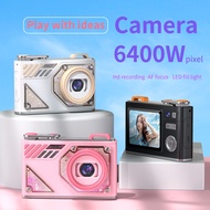 High-resolution 1080P 2.4-inch digital camera, 16x zoom compact camera 64MP, CCD camera