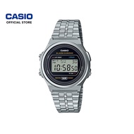 Casio Vintage A171WE-1A Silver Stainless Steel Band Men Watch / Women Watch