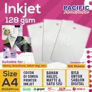 Kertas Foto Inkjet Photo Paper A4 Doff/Mate Pacific 128 Gsm - Isi 1