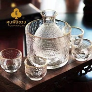 KUWUBIANJING | ชุดสุรา sake โปร่งใสพร้อมอุ่น