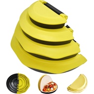 4-in-1 Nesting Tortilla Sealer & Crimper | 4/6/8/10-inch Sizes for Tortilla Wraps, Quesadillas, Burr