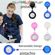 PISTACHIO Pocket Watch Clip-on Gift Brooch Pin Fob Watch