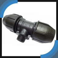 Male Tee Poly Fitting 25mm 40 Units Poly Paip Penyambung  HDPE Malaysia Manufacture