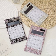 Korean Style Calculator Cute Calculator Cartoon Rhinestone Calculator Solar Rhinestone Calculator 86
