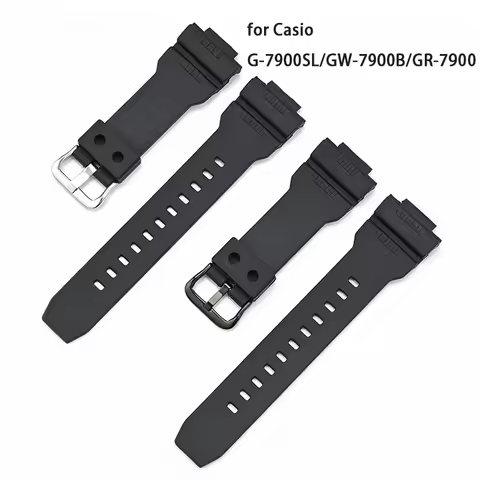 Strap for Casio G-Shock G-7900 GR-7900 GW-7900 Replacement Men Resin Rubber Watch Band Sport Waterpr
