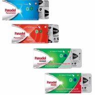 Panadol biru hijau merah dan hijau merah strip 10 tablet panadol -