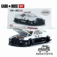 Kaido House x GT 1:64 Skyline GT-R R34 Kaido Works (V2 Aero) Xe mô hình Diecast cảnh sát
