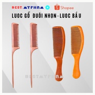 Wooden Hair Comb Wooden Comb Styling Comb Pointed Handle Comb Wooden Hair Comb Smooth Scalp Hair Com