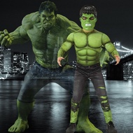 Hulk Costume Children cosplay Hulk Superhero Avengers Party Stage Performance Costume