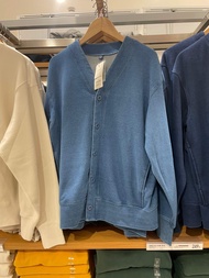 UNIQLO Spot Uniqlo เสื้อคาร์ดิแกนลำลองผู้ชาย/ผู้หญิง (สินค้าใหม่ฤดูใบไม้ผลิแขนยาว) 458450