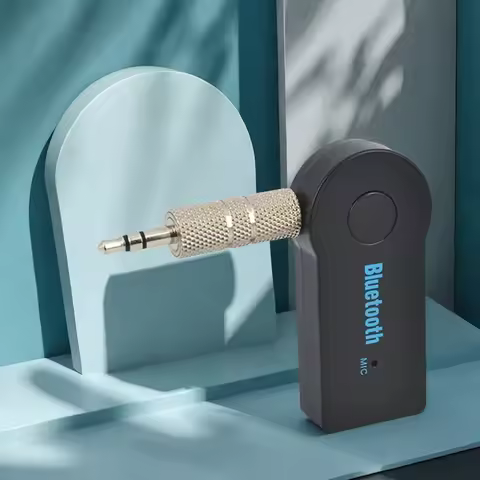 2 in 1 Wireless Bluetooth 5.0 Receiver Adapter 3.5mm Jack For Car Music Audio Aux A2dp Headphone Rec