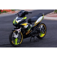 Exciter 150 black gold stamp, exciter 150 stamp, exciter 150 boss team, exciter 150 car sticker, ex 